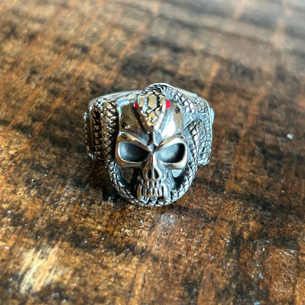 Men's Skull Ring Size 11